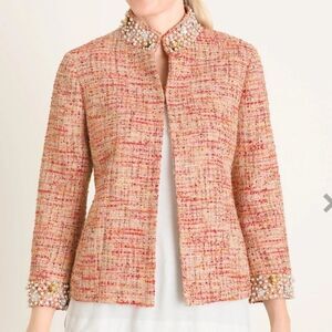 🆕️CHICOS Embellished Tweed Jacket
